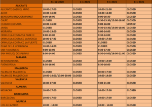 Office S Schedule From The 31st December 2020 Till 6th January 2021